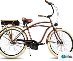 Rower ELEKTRYCZNY ebike miejski 26 / 28 męski Cruiser RoyalB