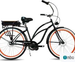 Rower damski ELEKTRYCZNY ebike miejski 26" 28" Cruiser - 1