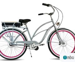 Rower ELEKTRYCZNY ebike miejski damski 26 / 28 cali Cruiser - 1